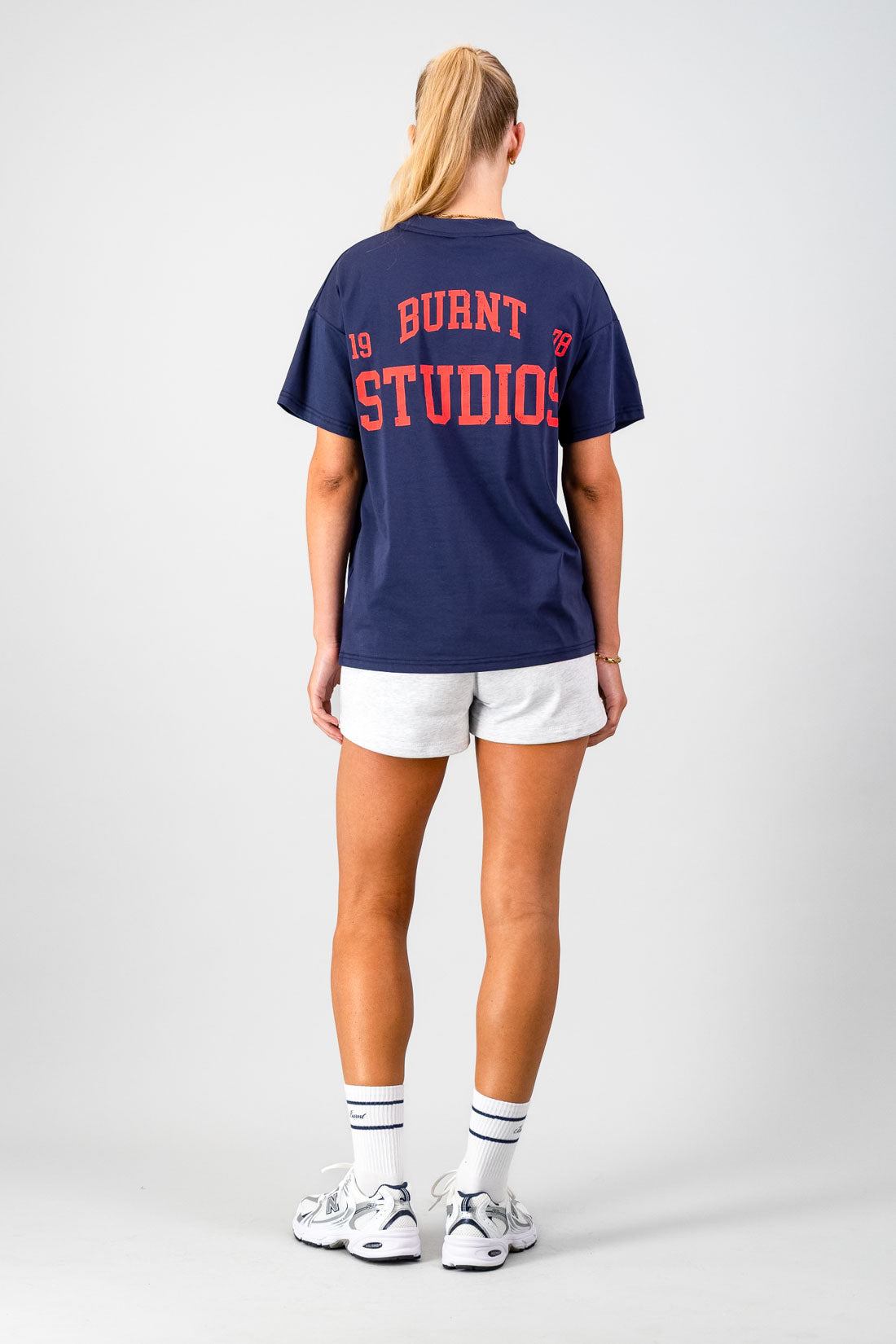 Academy Oversized Tee - Navy