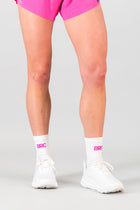 BRC Pro Sock - White & Pink