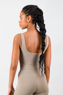 Aria Supportive Tank - Cashew