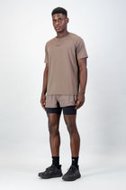 Energy 2-in-1 Short - Brown & Black
